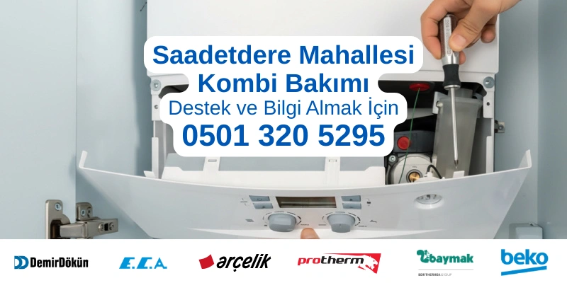 Esenyurt Saadetdere Mahallesi kombi bakımı hizmeti - Profesyonel teknisyen kombi bakımı yaparken